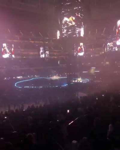 Enjoying a Metallica concert