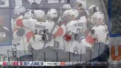 I love everything about this Panthers OT winner from last night. I knew this series was gonna be good!!