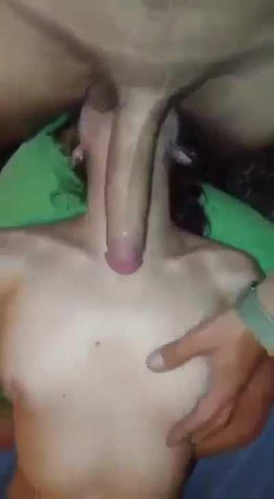 Deep Throat And Ball Sucking Huge Cock