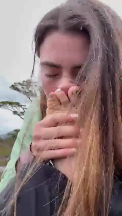 The best reward after 6 hours of trekking