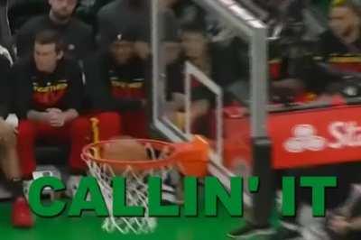 THE CELTICS HAVE DEFEATED THE HAWKS, EVERYBODY DO THE BANNER 18 BOOGIE