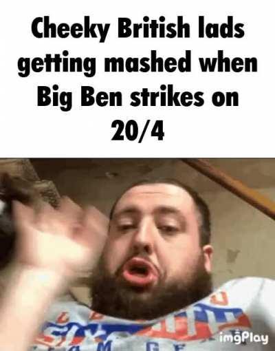 Oi mate this blunt is brilliant, God save the Queen.