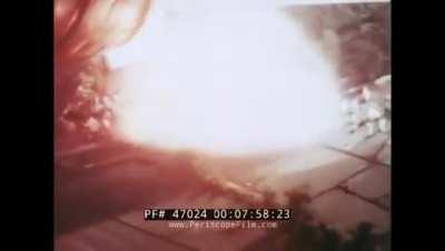 Shockwave from bomb dropped in Vietnam