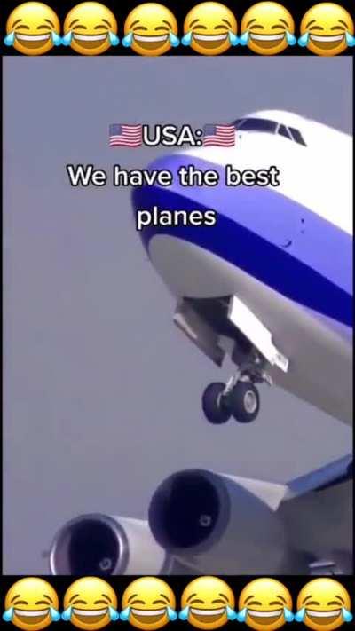 Airplane USA vs Russia