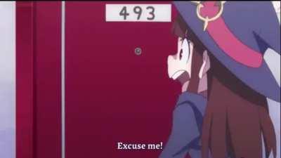 Akko walks in on Rosemary
