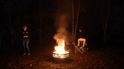 “The fire is much brighter”