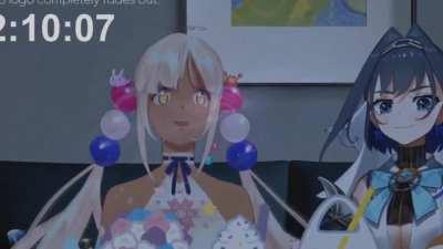 Sana & Kronii reactions to the docking scene of Interstellar inspired me for this