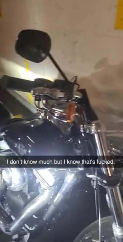 Should I be worried? This is in my parkade.