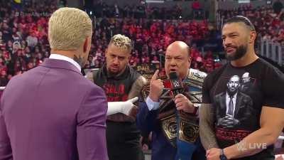 Man that was a really unexpected showing at Raw the other week