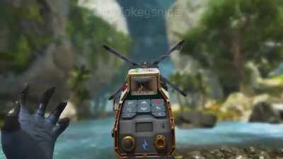 Is that...is she playing freaking Doom on her Heirloom ??