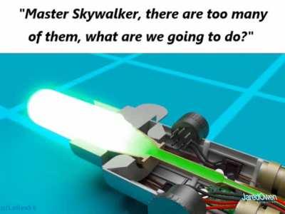 Anakin pulls a gamer move