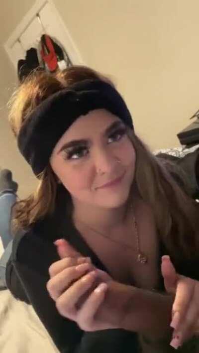 Cute and loves them big