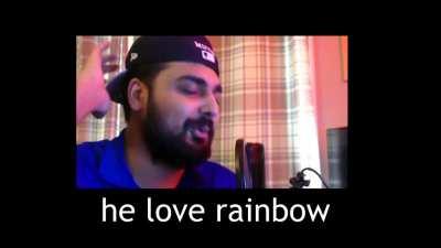 rainbow he love