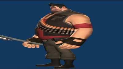 Wide Bearded Expense t-posing