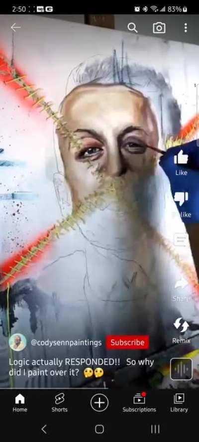 Most sane white rapper glorifier, lol YT shorts always has gold.