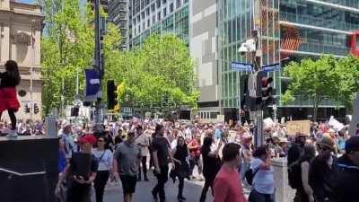 The streets of Melbourne are absolutely packed in an effort to save Victoria from Dan Andrews and his autocratic bill, which would grant him ultimate power over the state