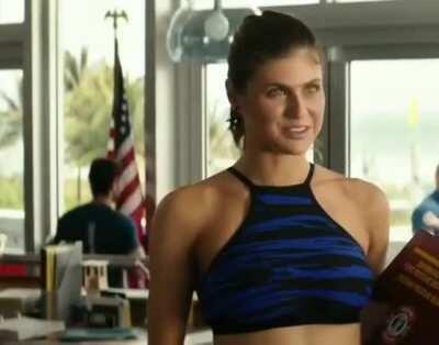 Alexandra Daddario in a gif