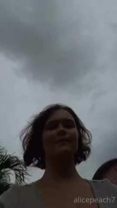 Catch you under my skirt