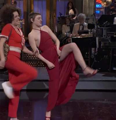 Emma Stone at SNL 50