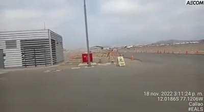 having a fire-drill in an active airport