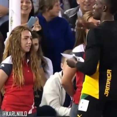 You are never too big to make someone's day with a little gesture...