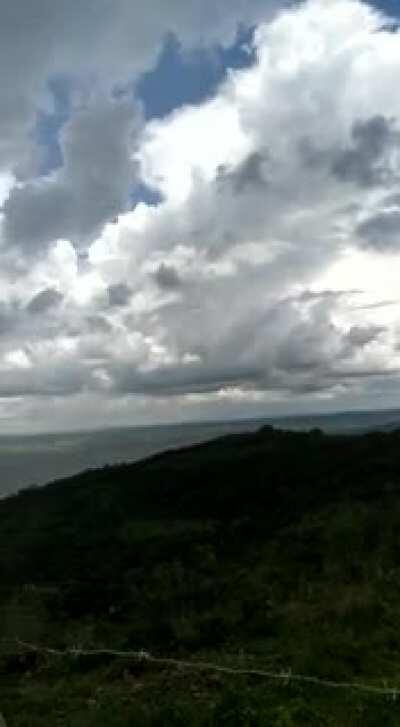 Recording yourself being struck by lightning