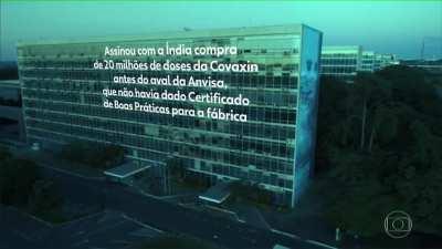 Investigação na CPI do caso Covaxin - Jornal Nacional de 21/06/21