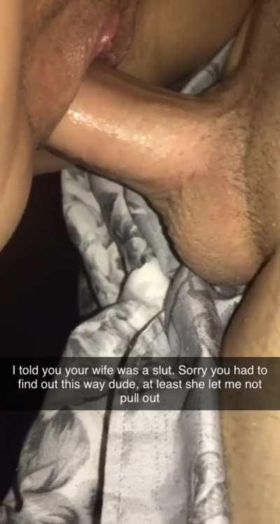 I tried to explain to you that your wife was wanting to cheat, I guess this is how you know I was right 😛