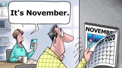 It's November