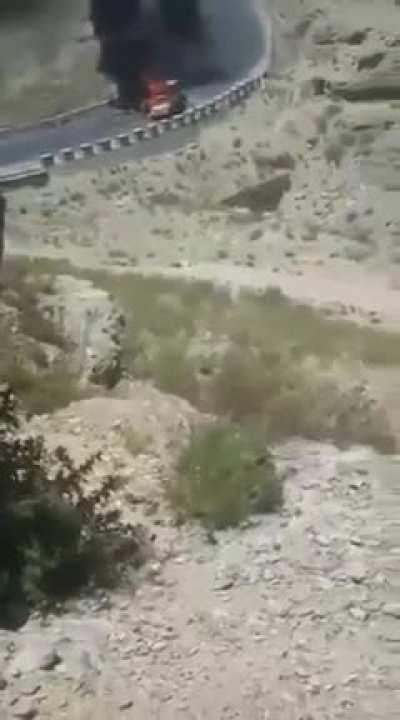 Taliban ambushed by the resistance fighters. Video is believed to be from today during the battle of Panjshir