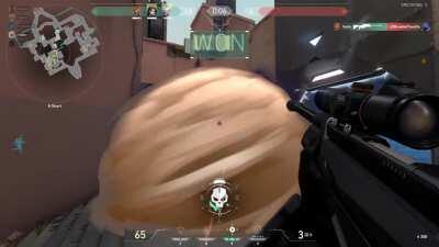 360 noscope through brim smoke