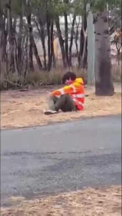 HMB while I try to pee on my friend.