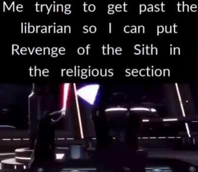 Revenge of the sith would make a fine addition to the collection no?