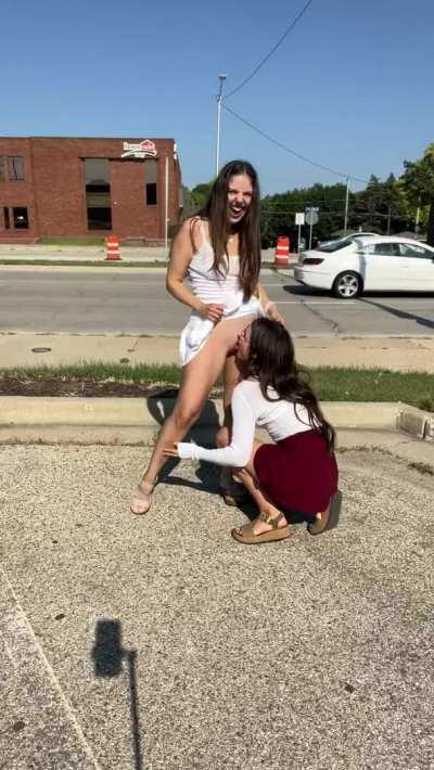 Had to pull over for a snack