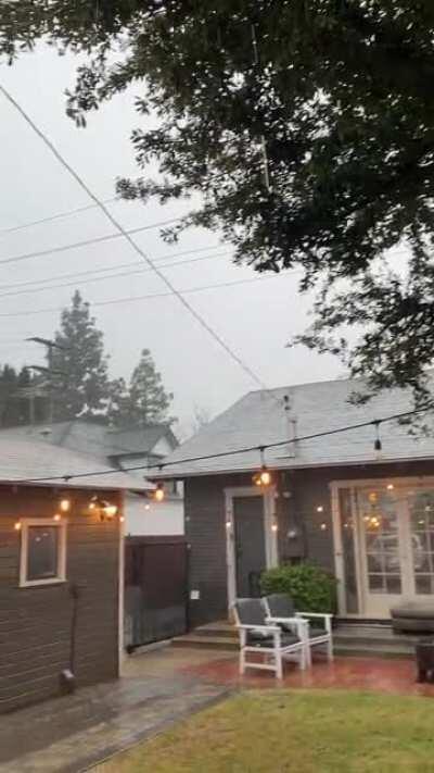 Stayed out in my office a little longer than I wanted to today so I got stuck in the storm for a bit. Totally worth it