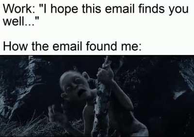 I'm straight up not having a good time