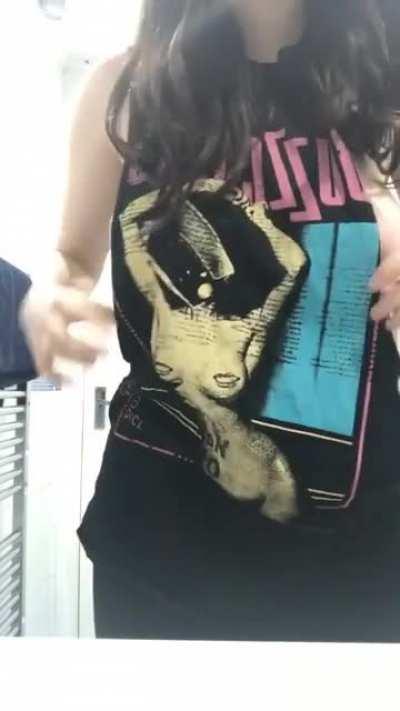 unfortunately my boobs are a little big for this top 😭. [21f]