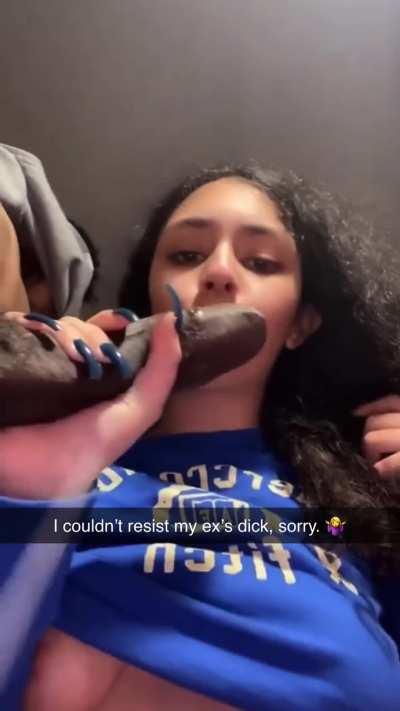 Open up wide! Your girlfriend sends you a special video!