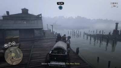 The deal was I get it to the drop off. I’m not liable for any damages after that!