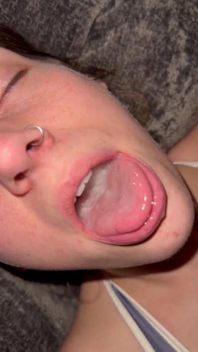 Felt this one go all the way down it was so thick 😋