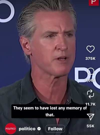 Not Covered on the Pod: Gov Newsom Doesn’t Believe Trump Will Step Down