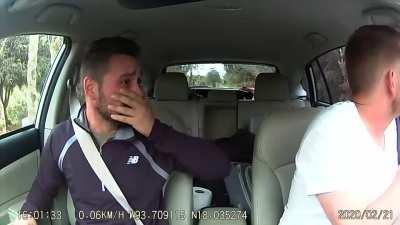 sweaty on the back road in mexico