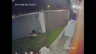 That's quite a spill.