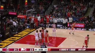 [Highlight] Trae Young crosses up Josh Christopher and hits the 4 point play