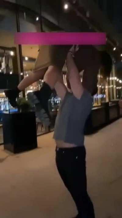 HMC while I recreate the iconic lift from Dirty Dancing.