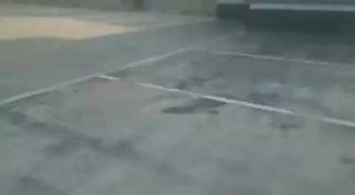 Loads of fireworks explode at the port of Beirut