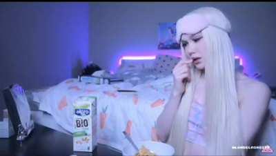 When you poured the cereal but you're out of milk