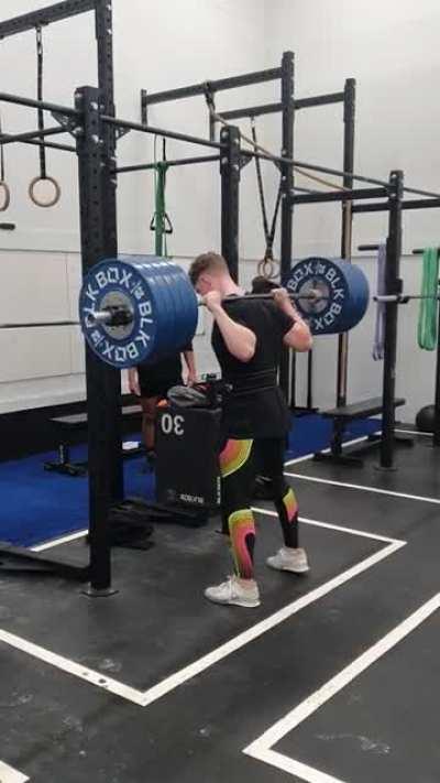 220kg (484lbs) Backsquat PR. 17yrs old