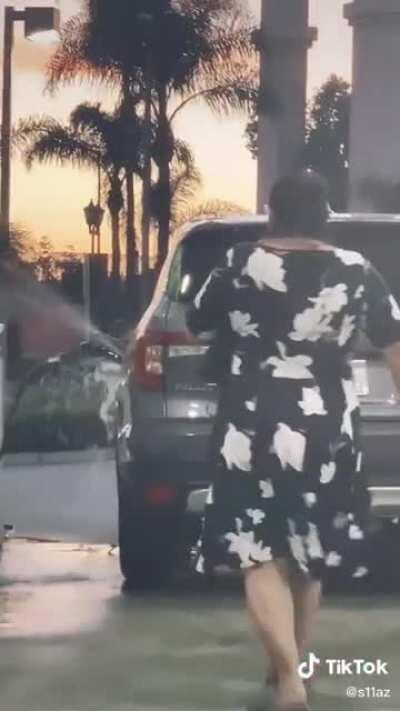 At least she wasn't smoking...