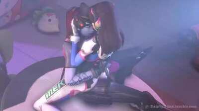 Widowmaker x D.va (DaintyDjinn)